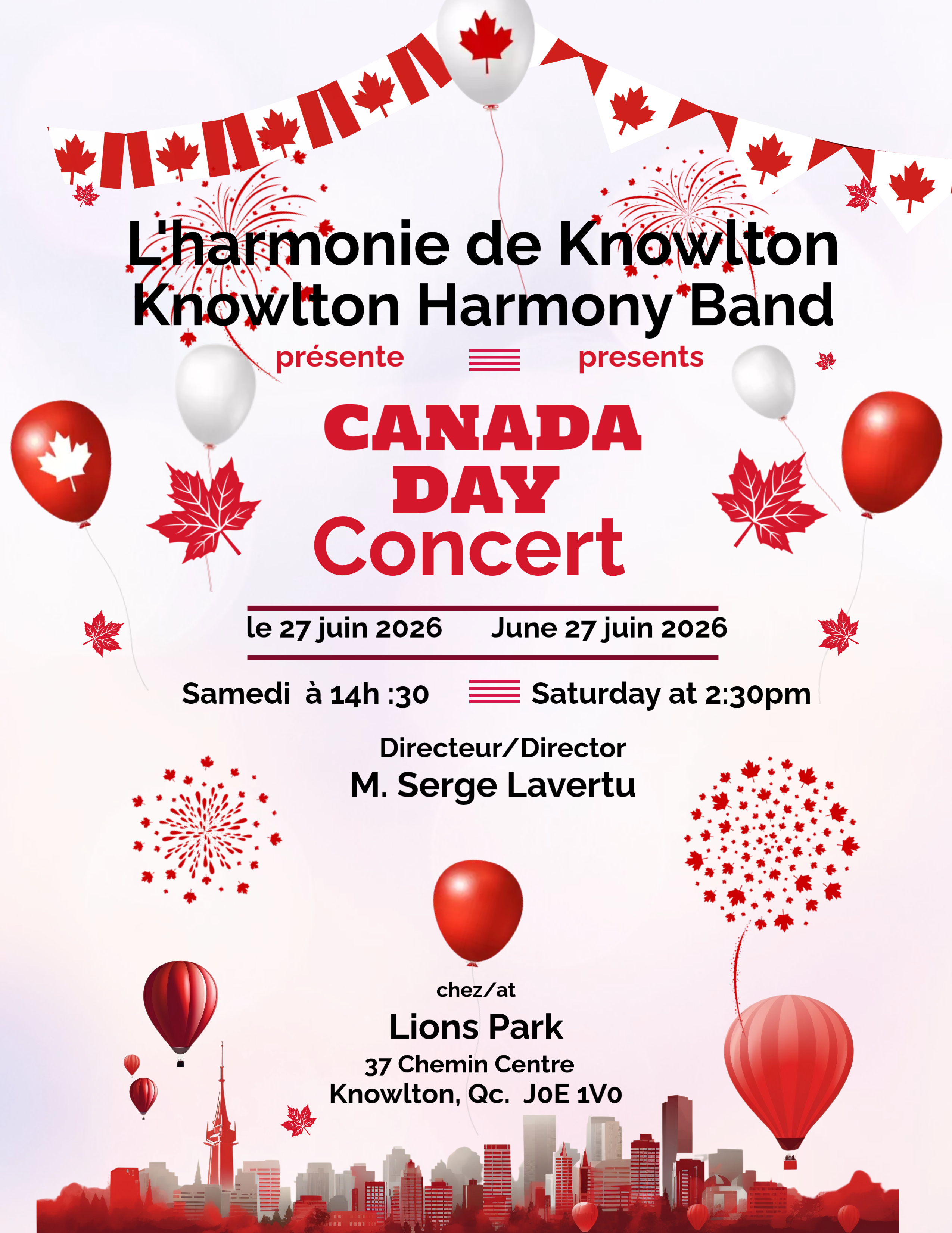 Harmonie de Knowlton_Canada day