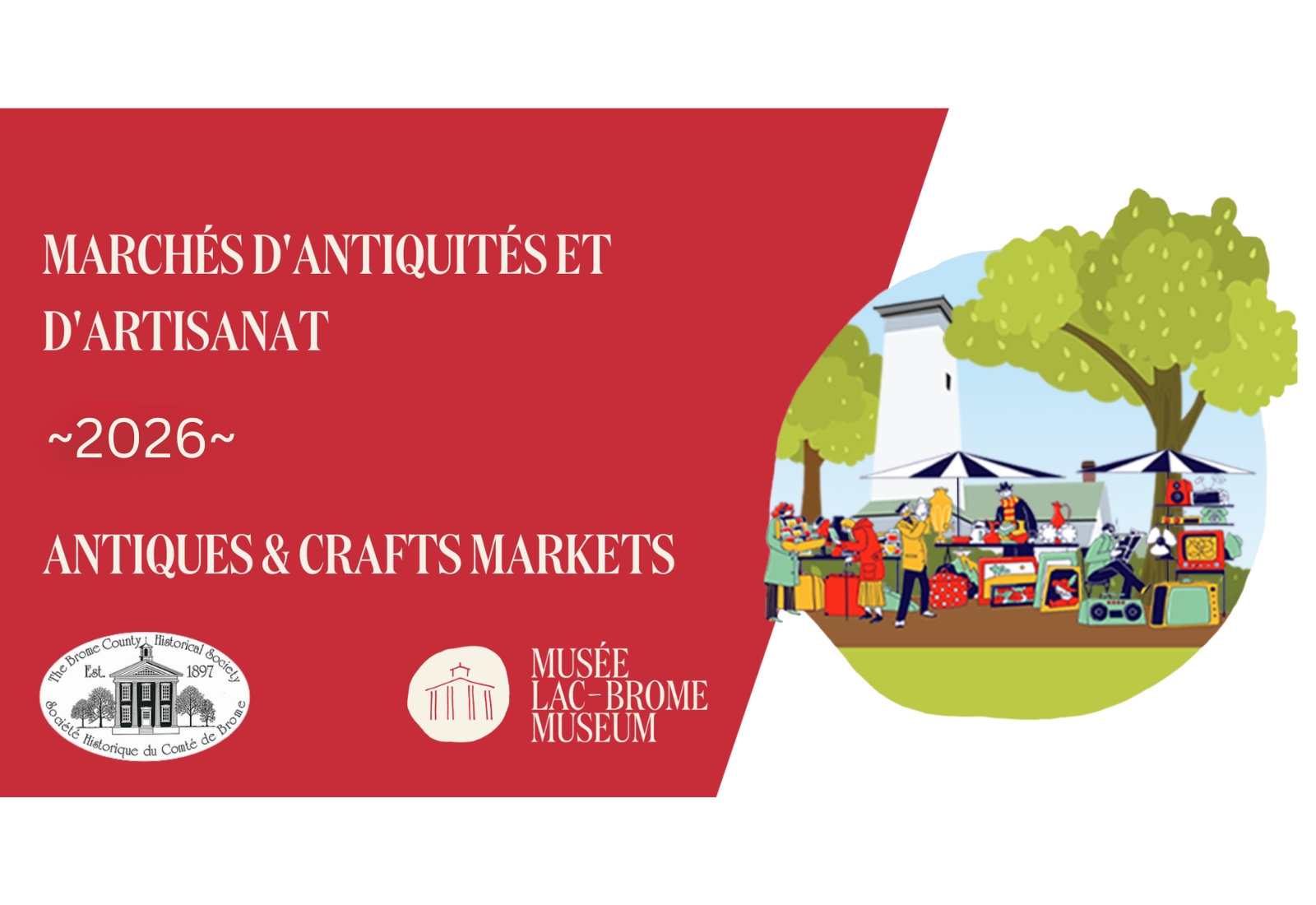 Musée Lac-Brome_Marché d'antiquités et d'artisanat
